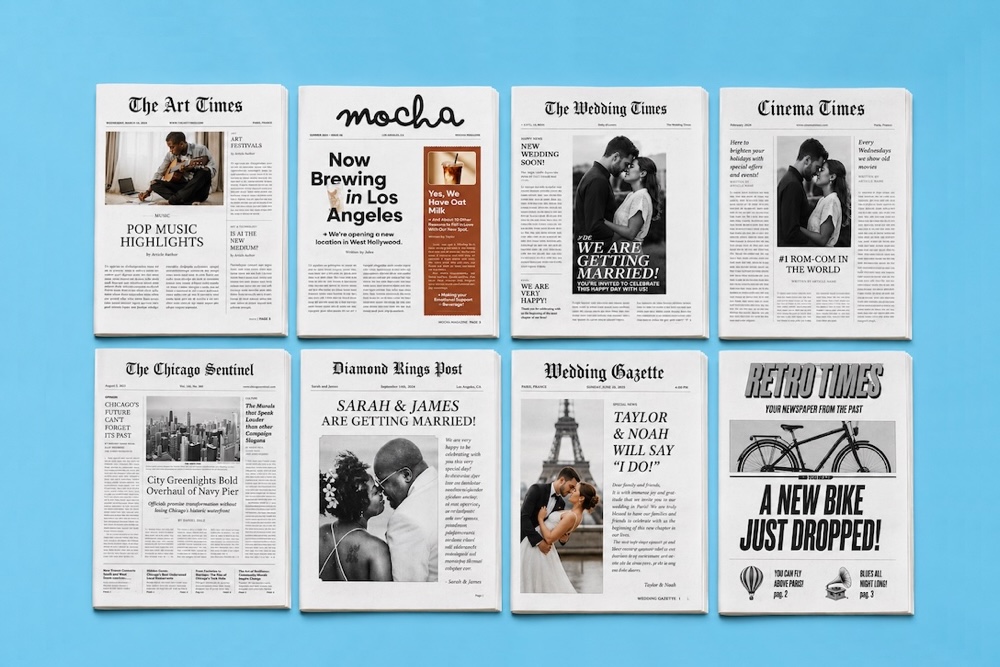 newspaper size