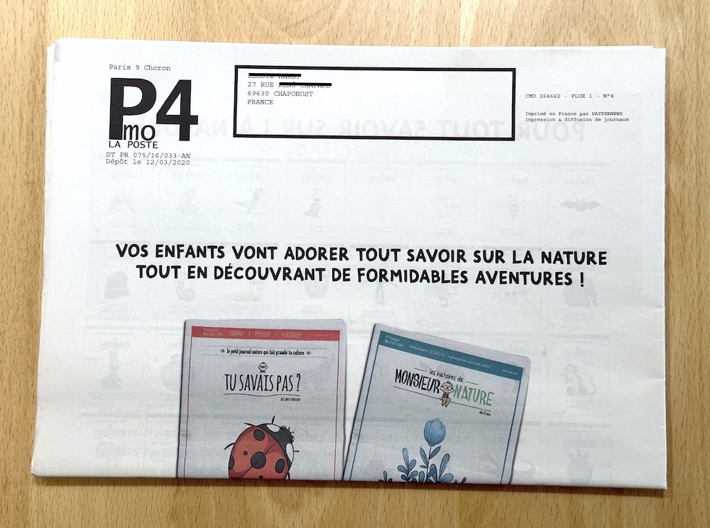 newspaper mail