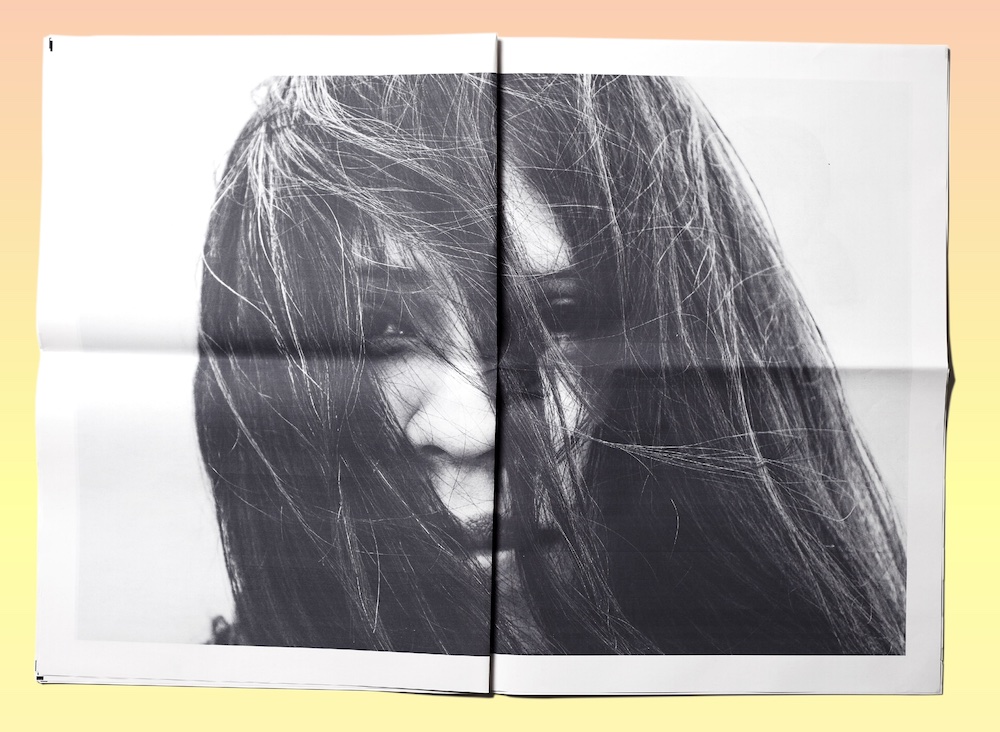 Newspaper spread template