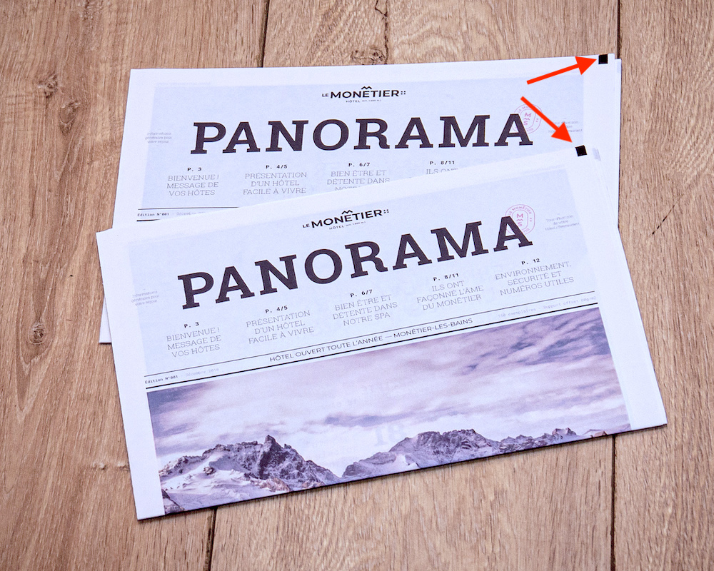 Newspaper page template