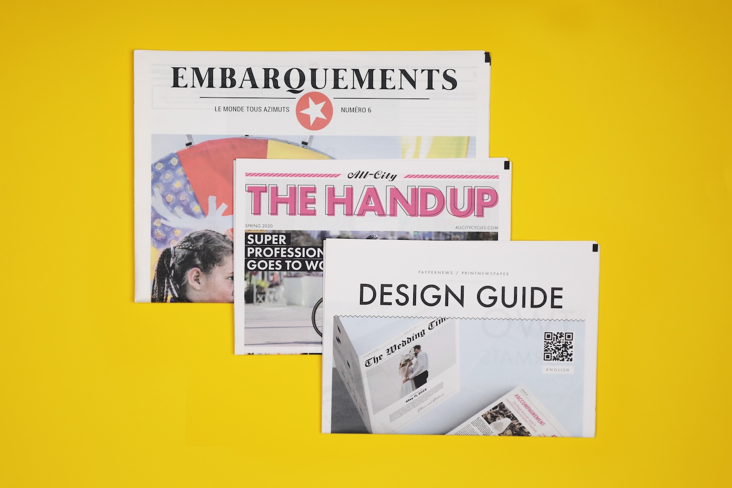 Newspaper page template