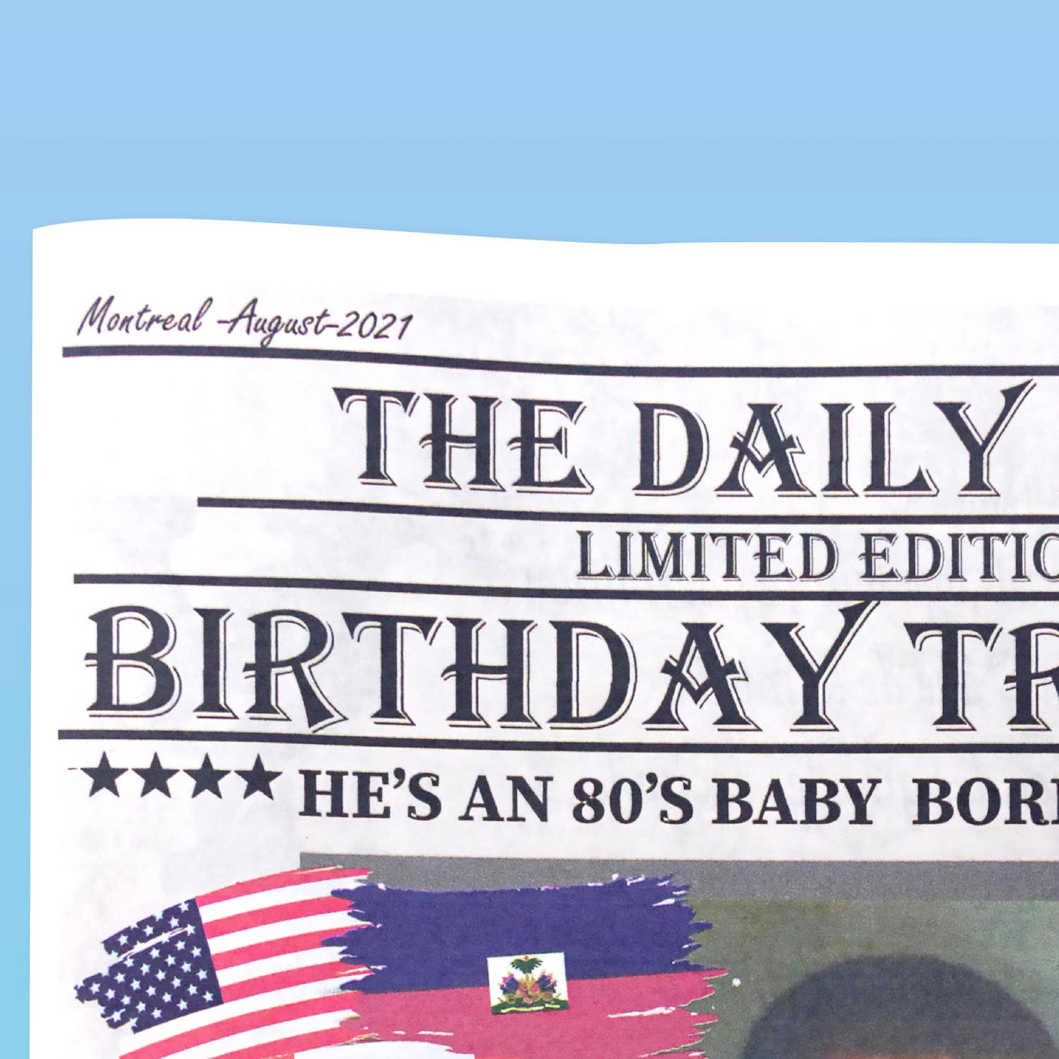 Newspaper template