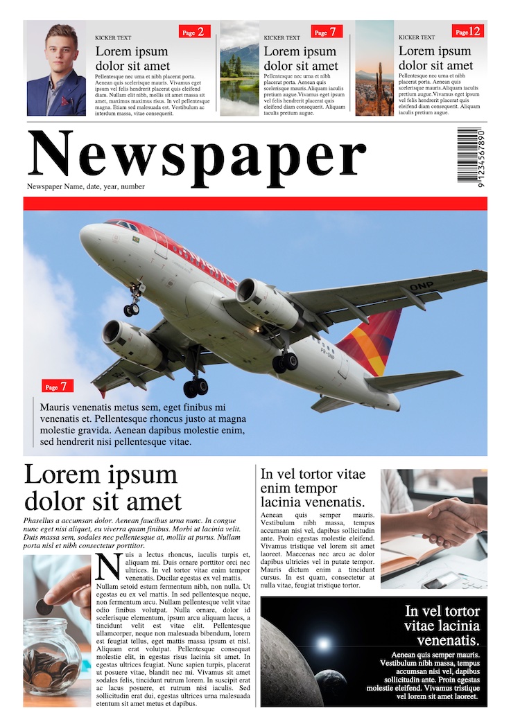 make a newspaper article online free Newspaper template